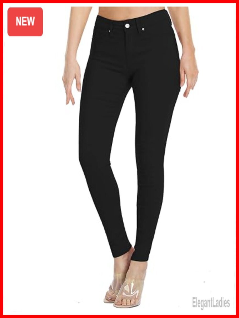 Hyper Ultra Stretch Comfy Mid-Rise Skinny Jeans Jegging